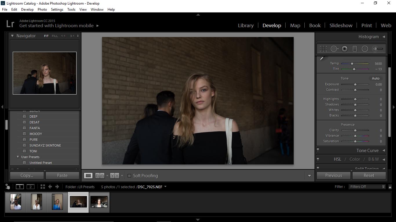 Editing Portraits Using Unique Lightroom Presets - FilterGrade Blog