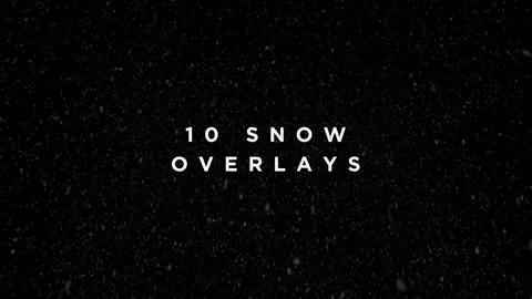 snow overlay motion graphics and visual effects pack filtergrade