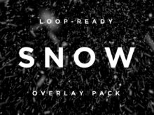 snow overlay motion graphics and visual effects pack filtergrade