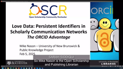 Love Data 2025: Persistent Identifiers in Scholarly Communication Networks - the ORCID Advantage