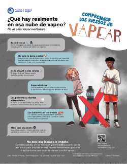 vapear vs fumar ¿Vapear es igual de dañino que fumar?