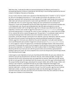 Data from: Effects of parental photoperiod and elevation on egg diapause, mortality, and outbreaks of a montane population of Mormon crickets <i>Anabrus simplex </i>(Orthoptera: Tettigoniidae)