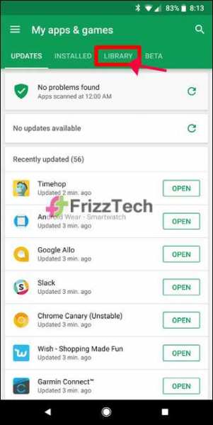 How to Recover Deleted or Uninstall Apps on an Android phone - My Apps and Games option