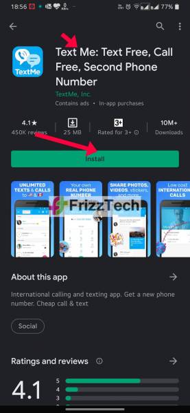 How to use WhatsApp without Sim or Mobile Number - TextNow in Playstore