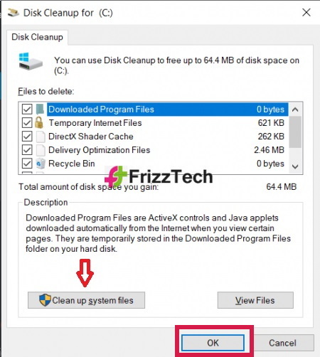 How to Remove Broken registry items in Windows 10 - diskcleanup select