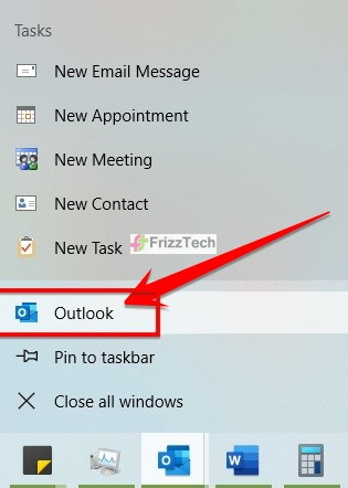open same app from task bar