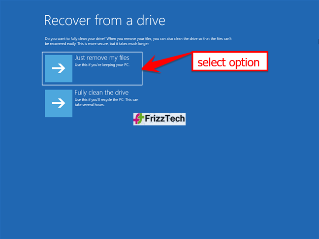 How to use a Windows 10 Recovery USB drive3