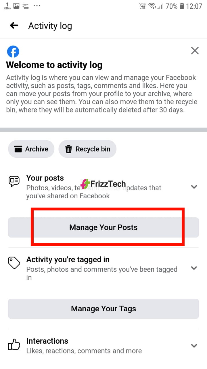 Manage Post