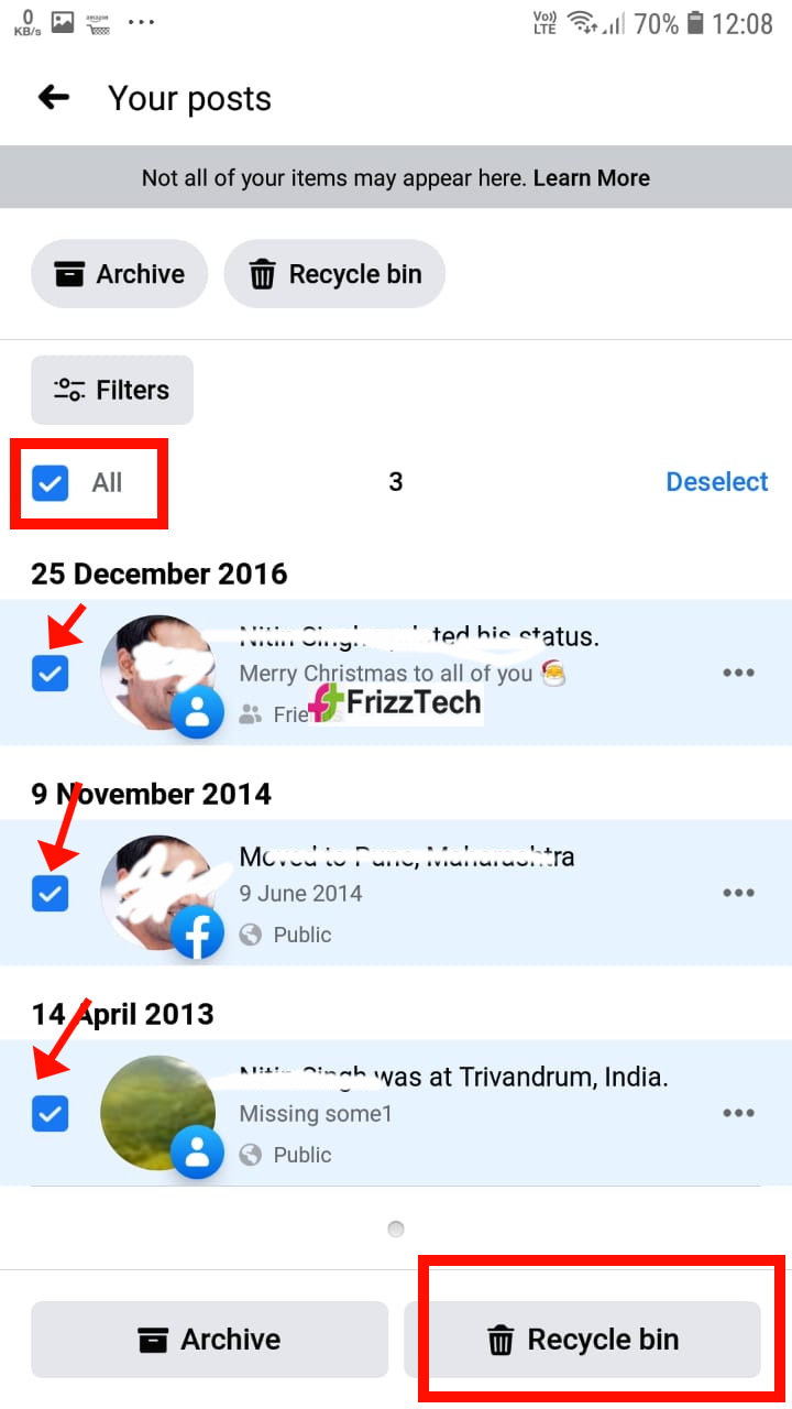 Delete Many post