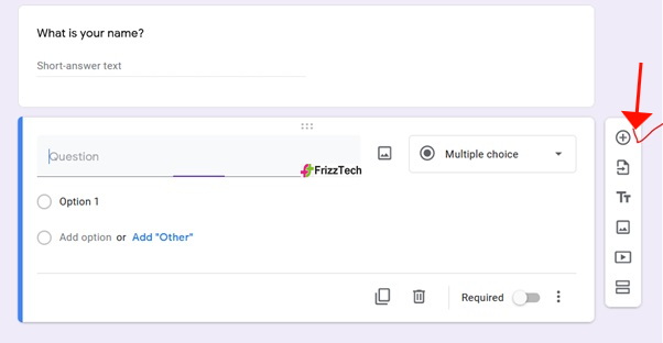 Google Forms screen survey form screen3