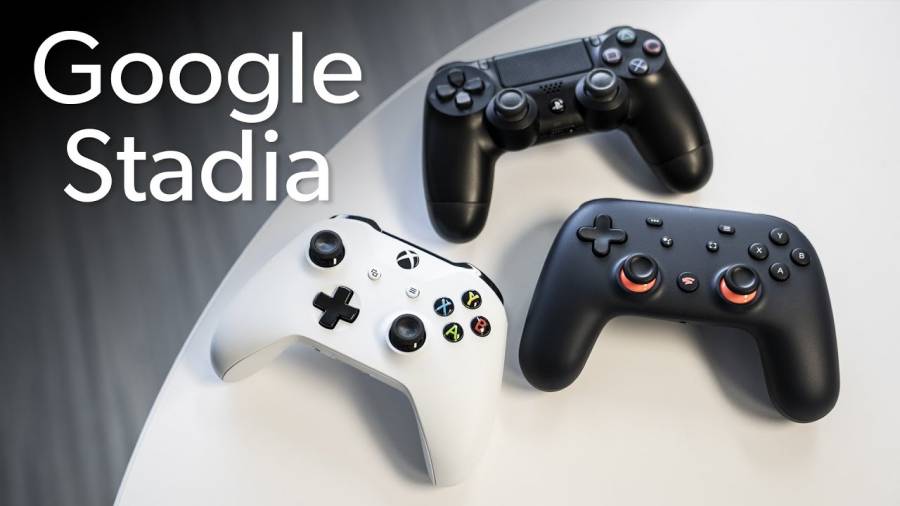 The Google stadia controller