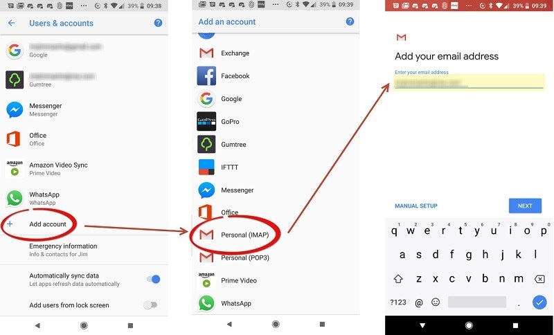 Know how to access iCloud email on Android Phone