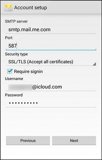 access-icloud-email-on-android-setup 3