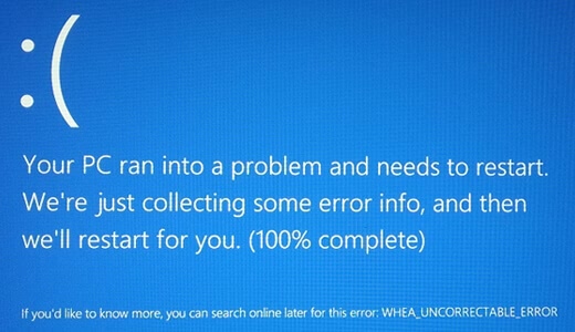 WHEA Uncorrectable Error on windows-10