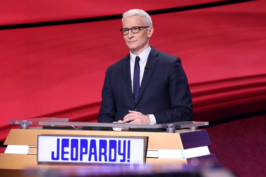 Host of Jeopardy Anderson Cooper