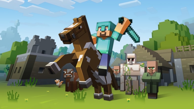 Ride A Horse In The Minecraft Game