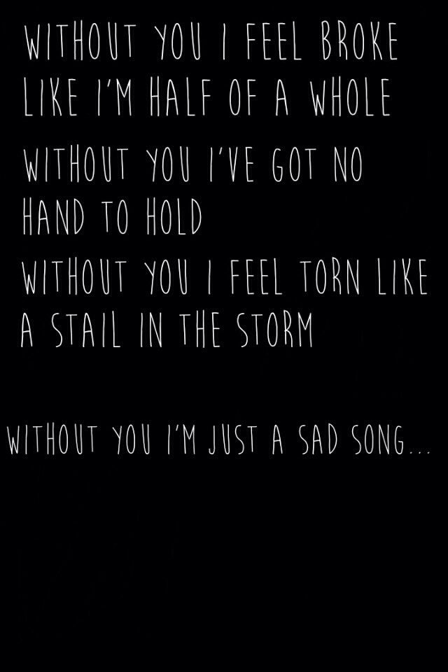 24 Of the Best Ideas for Sad Love song Quotes - Home, Family, Style and ...