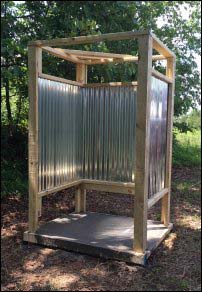Outdoor shower
