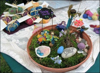 felted fairy garden, Fiber Fairs, selling fiber products, where to sell handmade yarn, Fiber festivals, Selling animal fibers, homesteading, homestead
