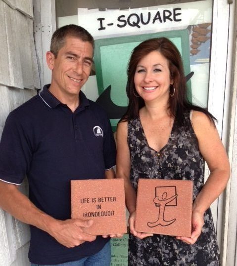 Mike and Wendy with Pavers 2