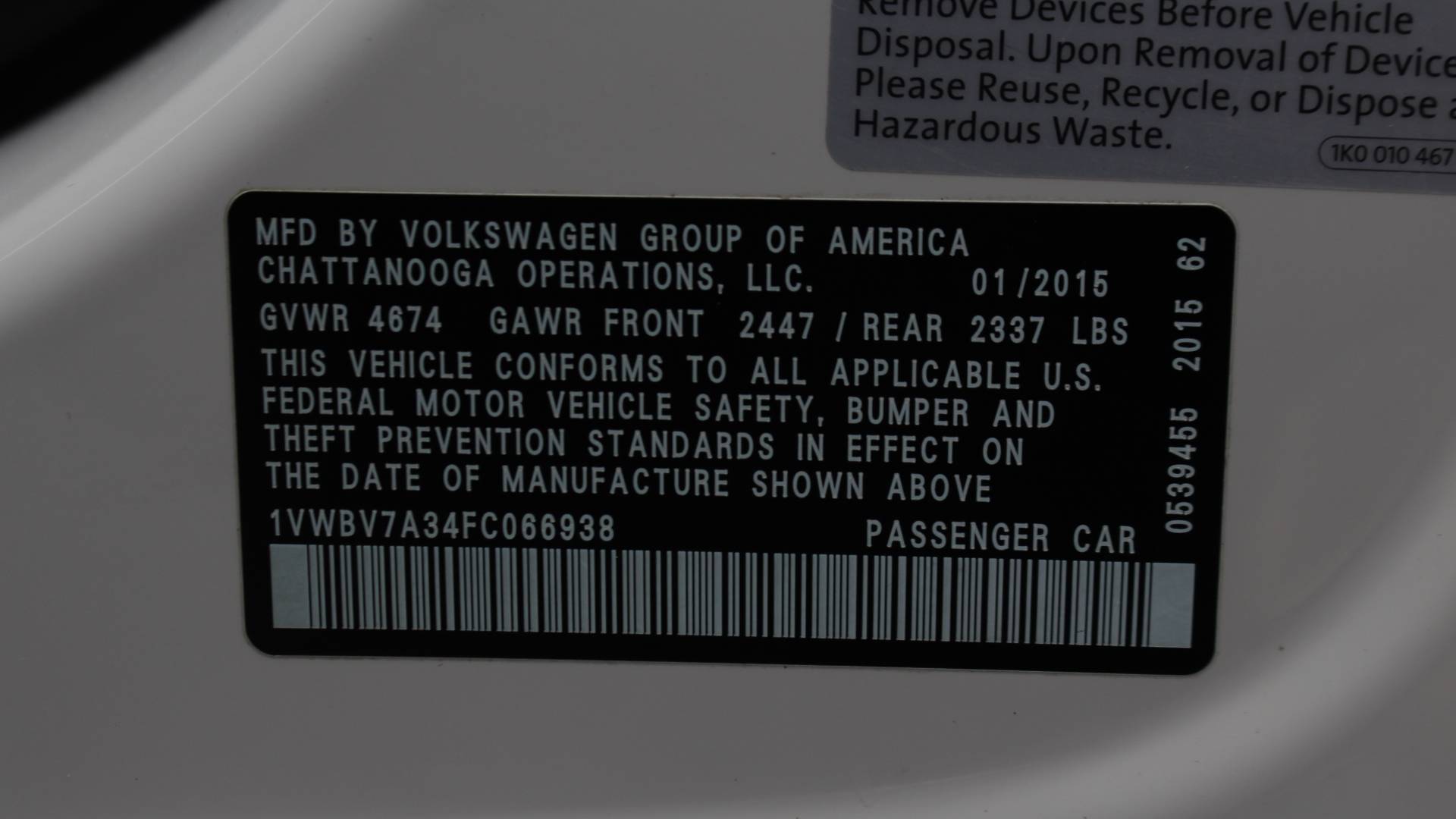 Florida Fine Cars - Used VOLKSWAGEN PASSAT 2015 MIAMI 2.0L TDI SE W/SUNROOF & NAV