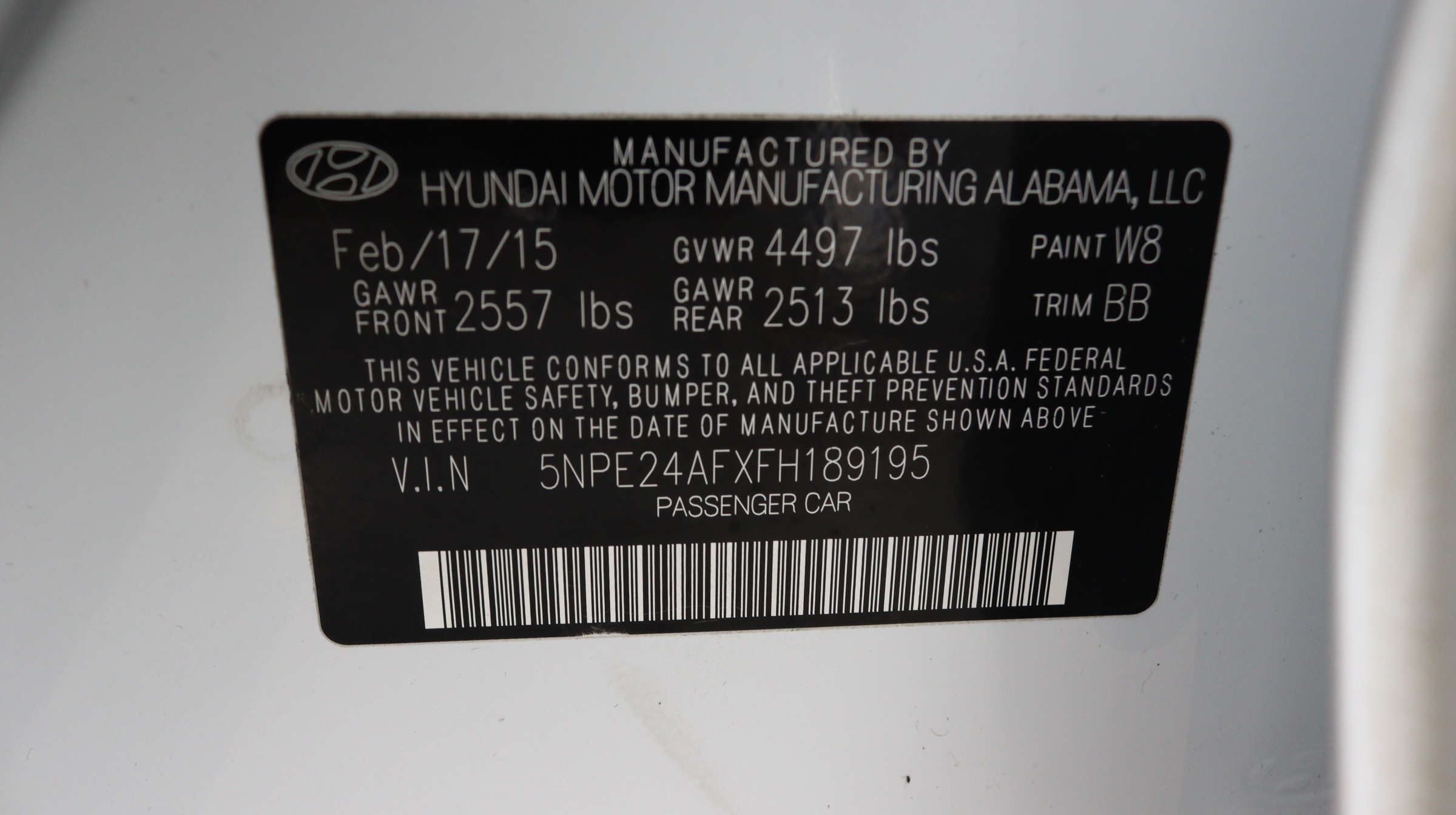Florida Fine Cars - Used HYUNDAI SONATA 2015 MIAMI 2.4L SE