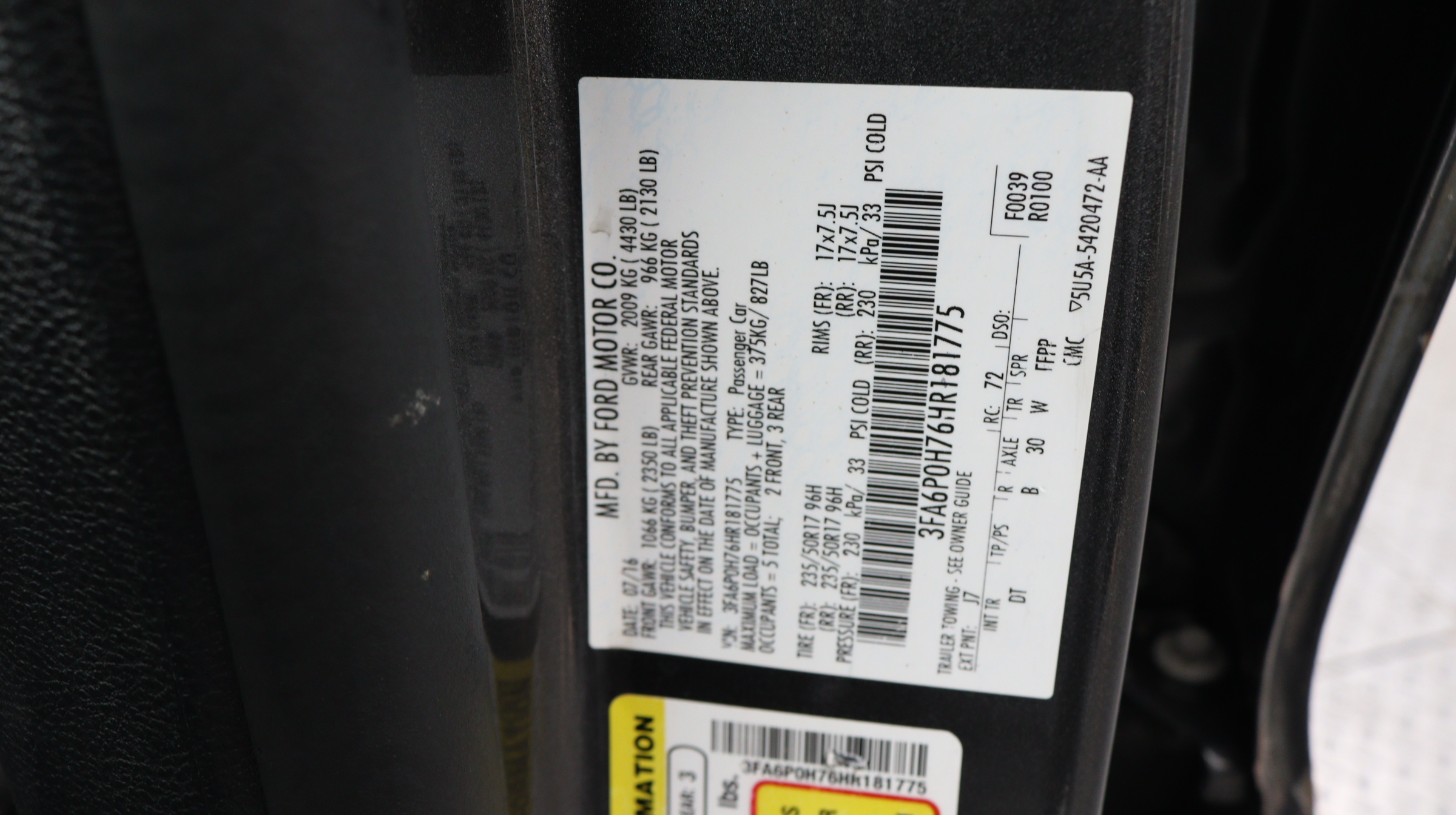 Florida Fine Cars - Used FORD FUSION 2017 MIAMI SE