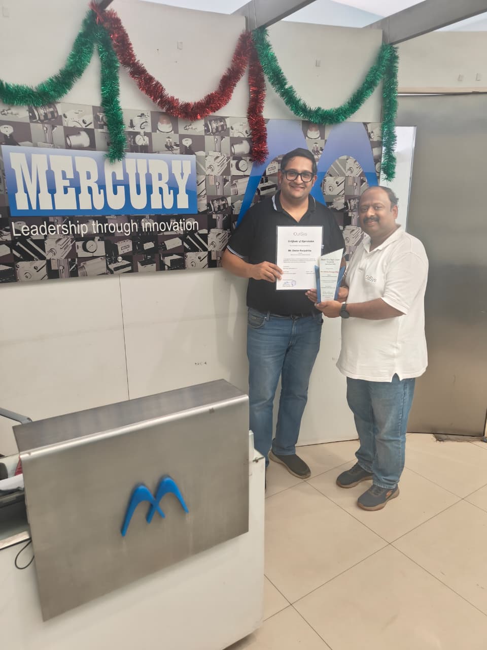 We have chosen Mr. Ranjeet Kumar Verma of M/s. Gemsons Precision Engineering Private Limited, for the Best User Award declared in August 2025.