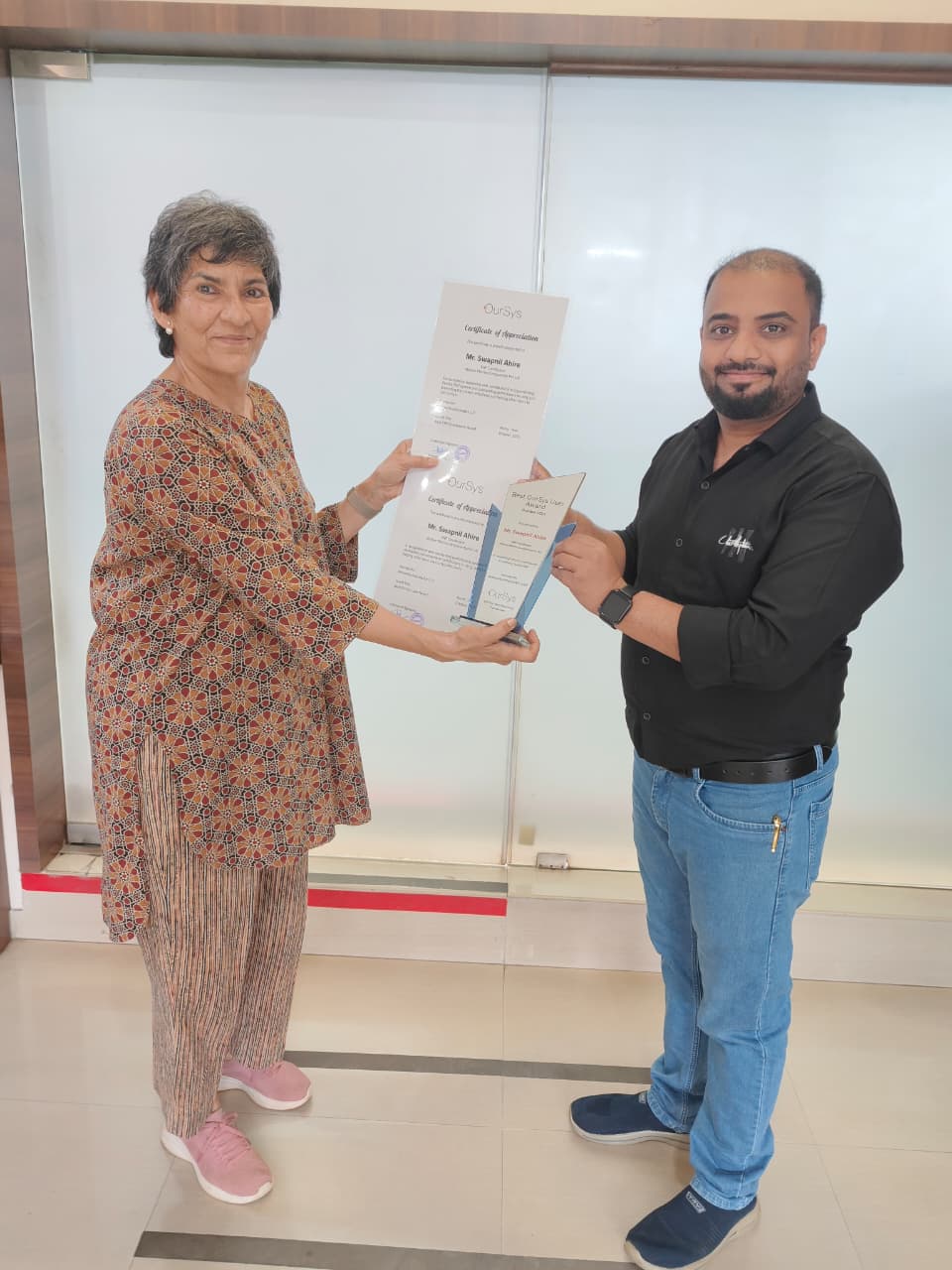 Best User Award November 2025 - Mr. Rahul Deshmukh, Accurate Engineering Pvt. Ltd.