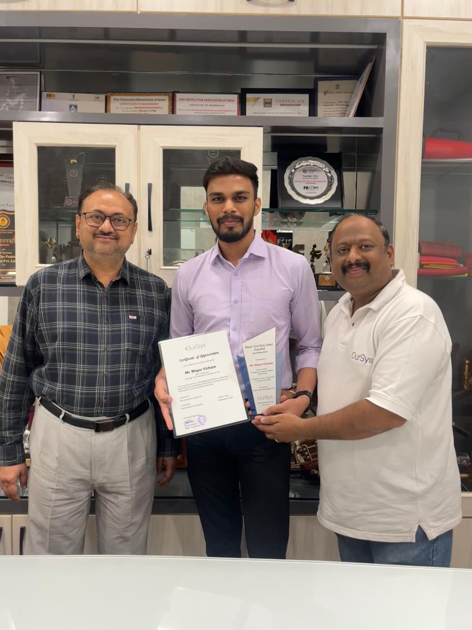 Best User Award November 2025 - Mr. Rahul Deshmukh, Accurate Engineering Pvt. Ltd.