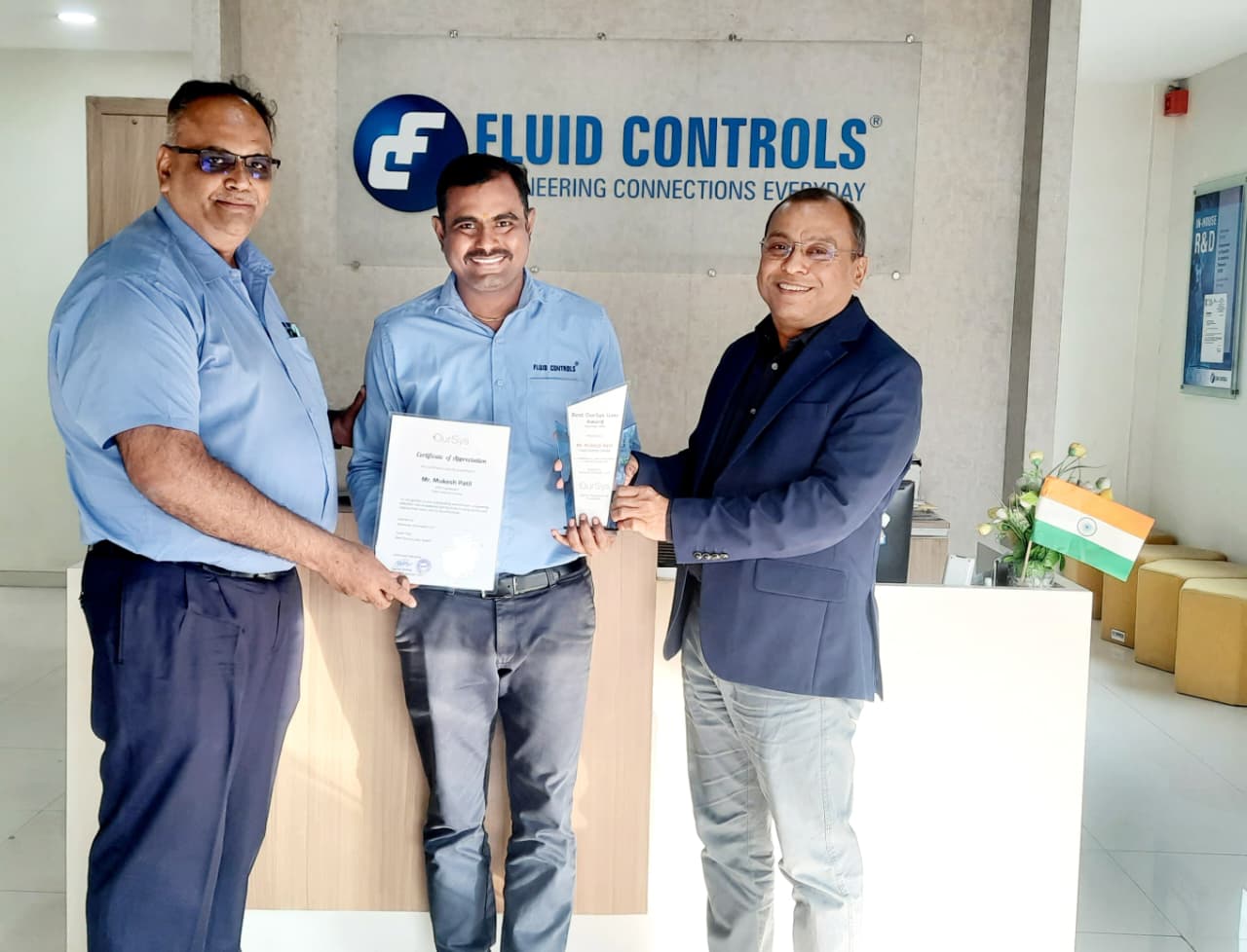 Best User Award Jan 2026 - Mr. Mukesh Patil, Fluid Controls Limited