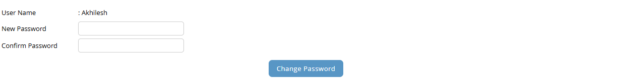 Reset User Password