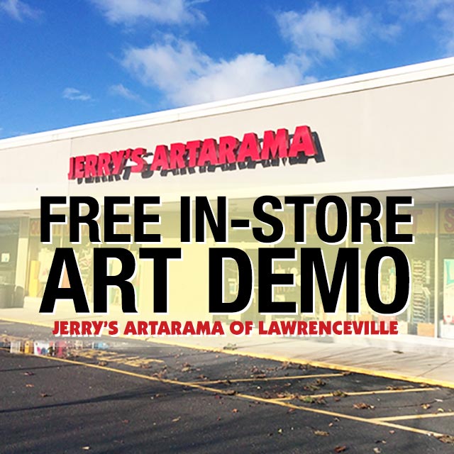 Free In-Store Art Demo at Jerry's Artarama of Lawrenceville, NJ Promo Picture