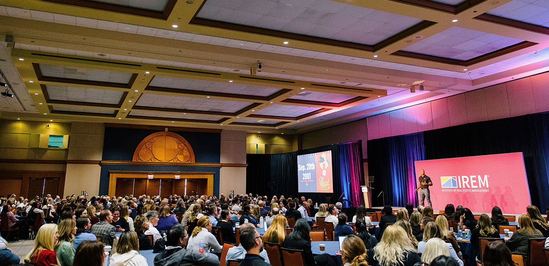 Attendees gather at the 2025 IREM Leadership Forum held in Chicago in November 2025.