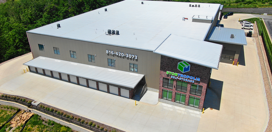 StorTropolis in Brighton, Missouri. Image courtesy of Hunt Midwest