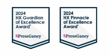 Two awards given by Press Ganey