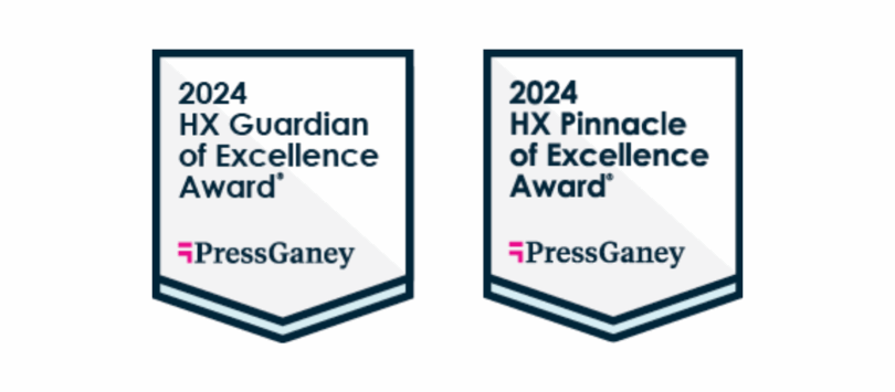 Two awards given by Press Ganey