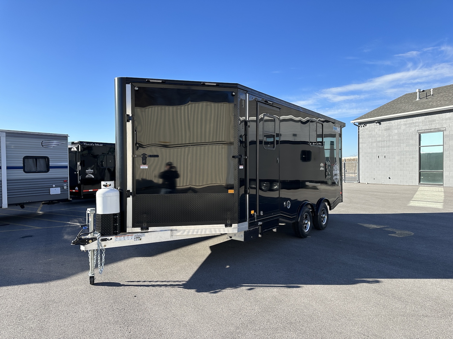 2024 Spring Blowout Elevation Tri-Sport Car Hauler 8.5x22 Heated Snow Trailer w/ Boot, Glove, Helmet and Gear Drying!