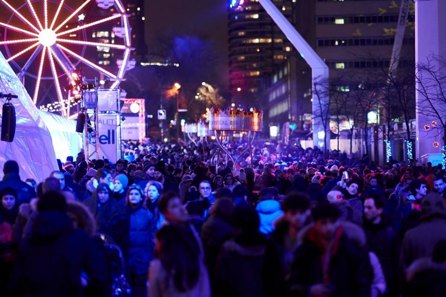 Crédit photo: Page Facebook oficiel de Montréal en lumière