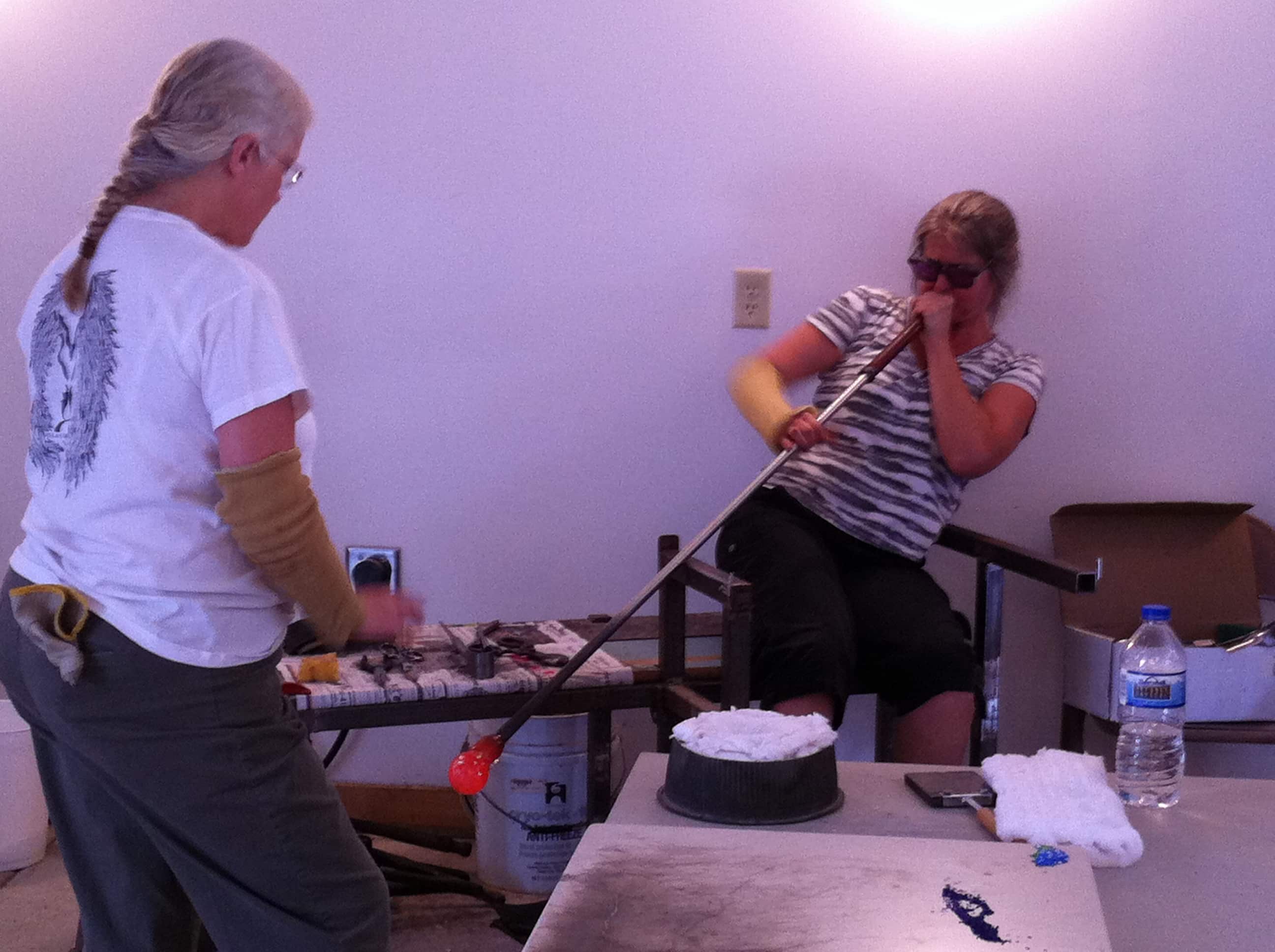 Glass blowing classes Michigan Glass