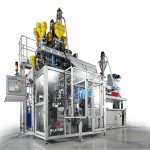 Uniloy blow molding UMS shuttle series machine
