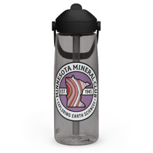 Flip straw water bottle