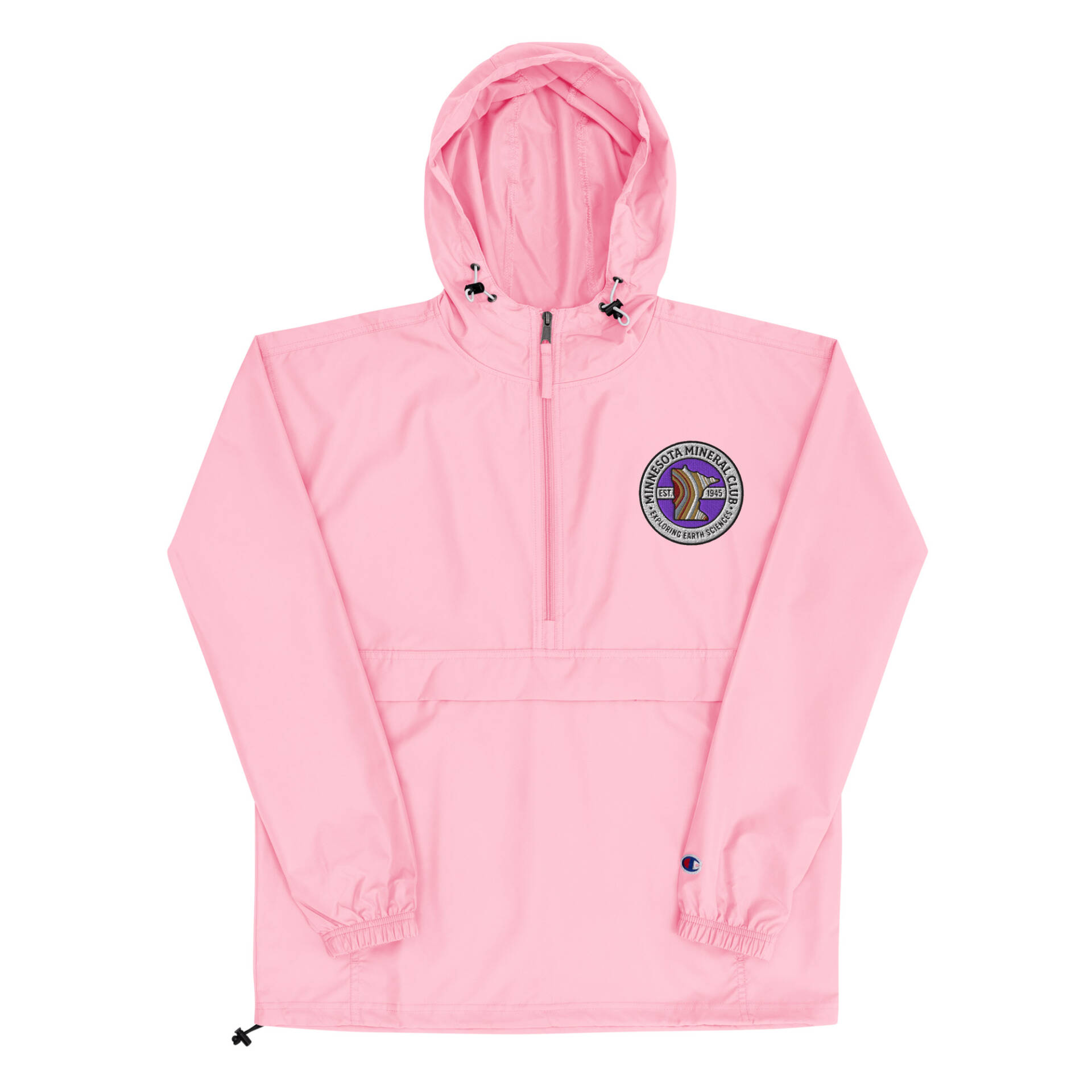 Embroidered Champion Packable Jacket - Image 7