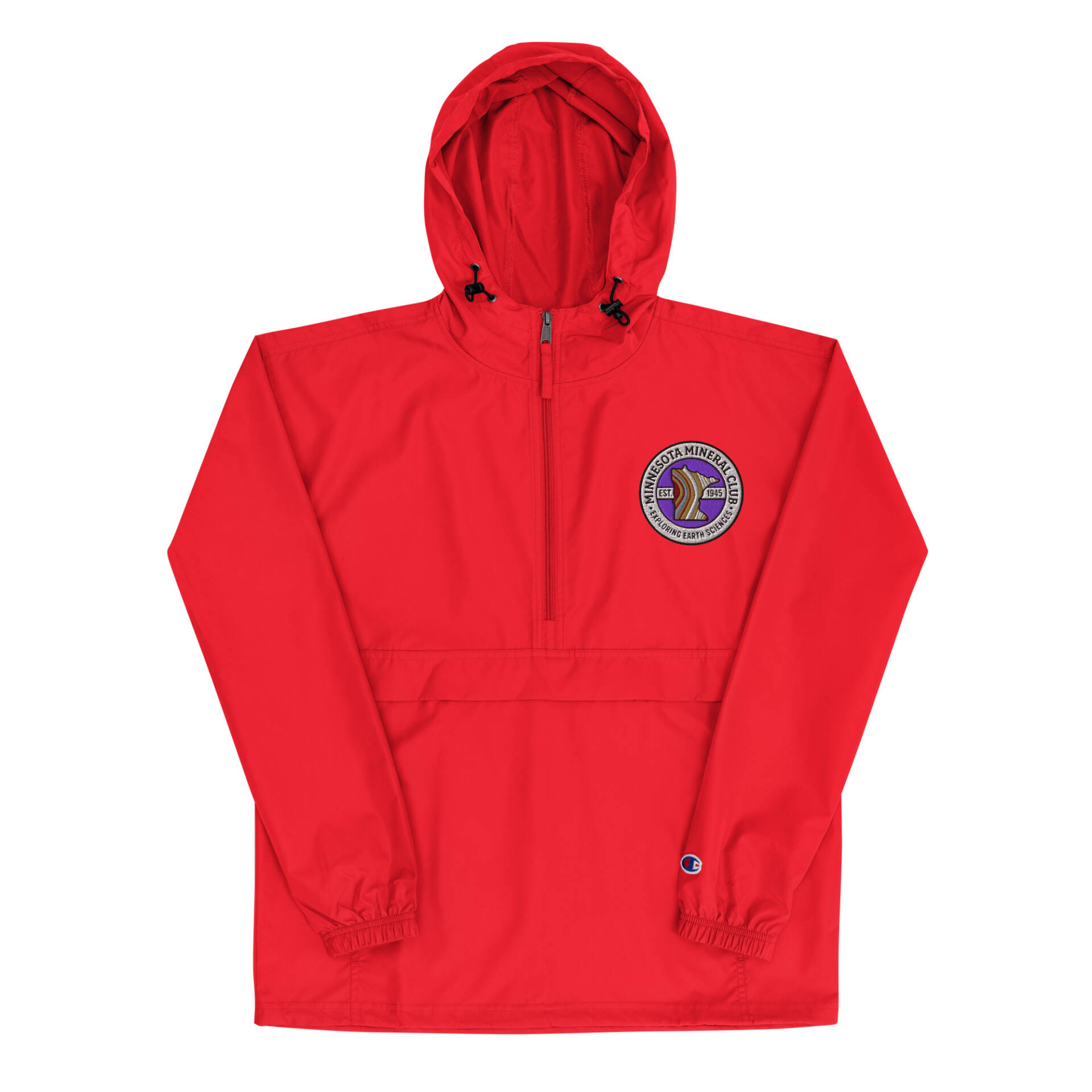 Embroidered Champion Packable Jacket - Image 10