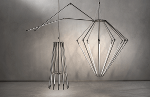 THIN Chandelier Diamond and Closed Shape
