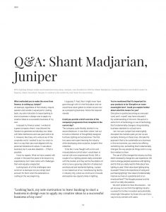 Shant Madjarian Juniper Interview