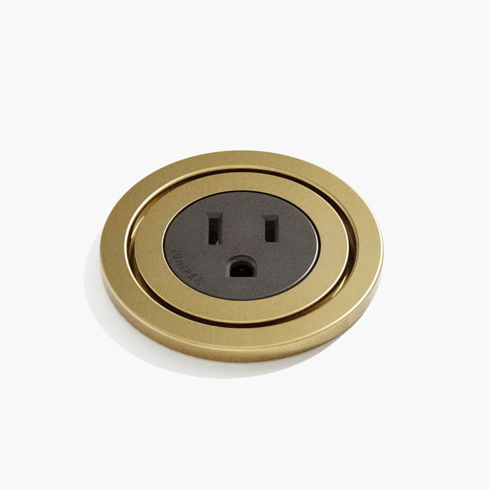 WS-Juniper-Ground-Control-Power-Brass Juniper Lighting Ground Control Power Plug in Satin Brass