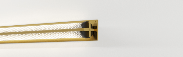 Juniper Lighting Metropolis Wall Sconce with Hexagonal Mesh Diffuser Office Lighting