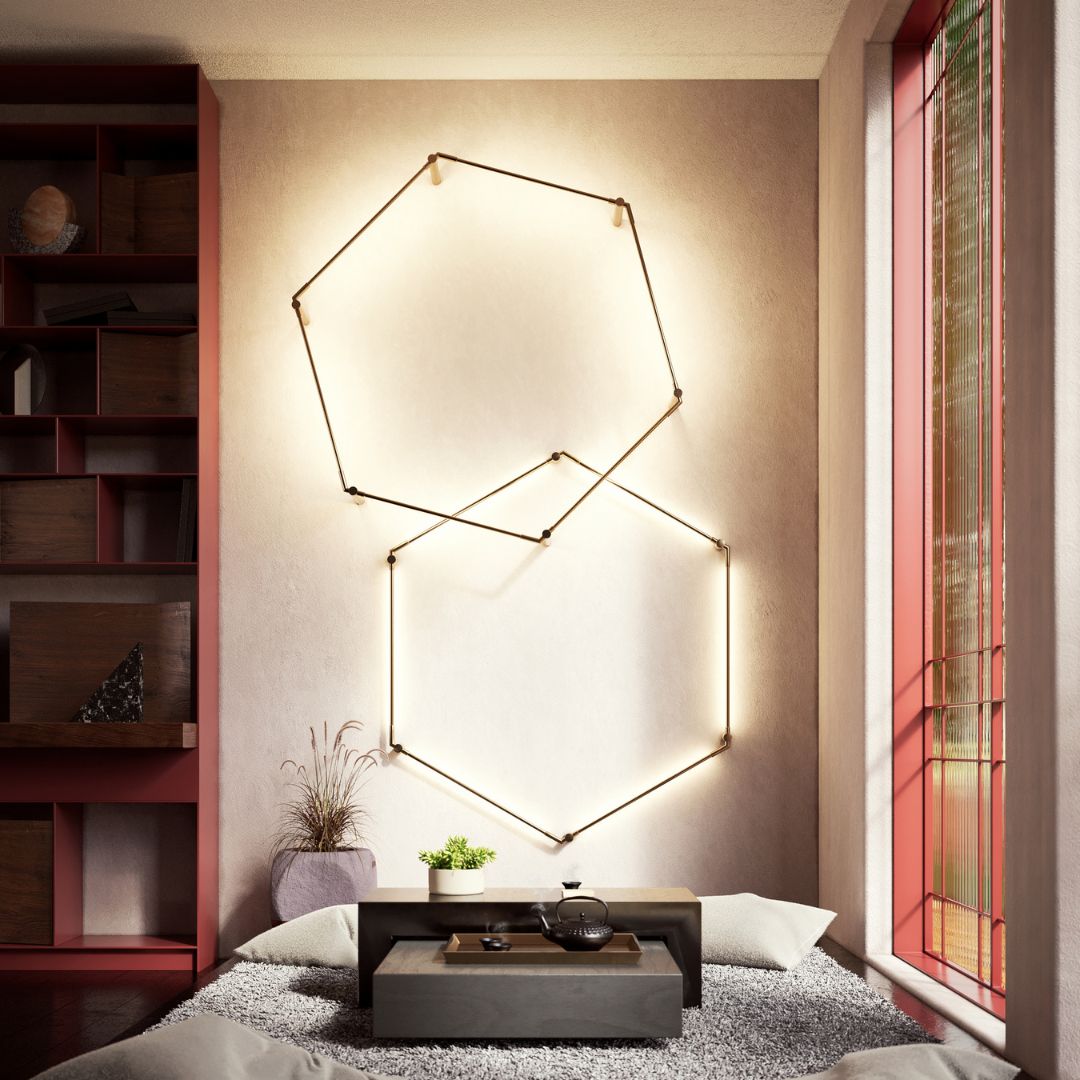 THIN Primaries Wall Mounted Hexagon Product Image