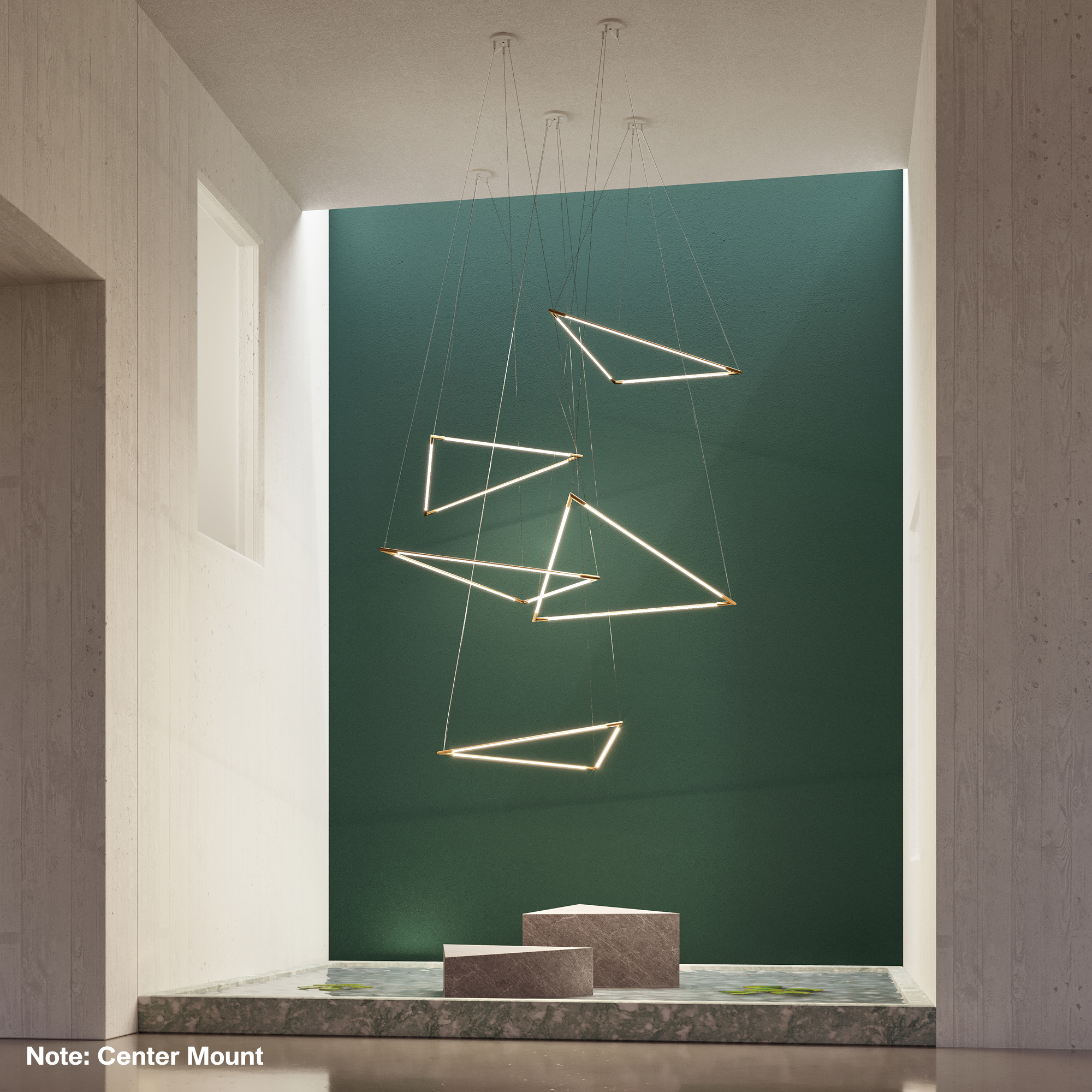 THIN Triangle Center Mount 1